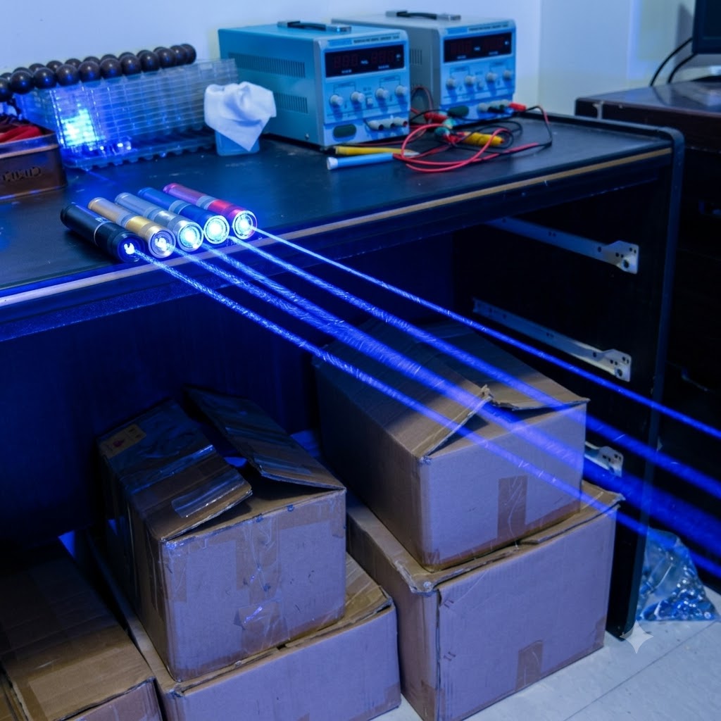 Blauer Laserpointer 10000mW Blau